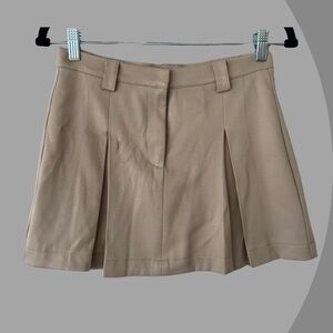 2BELLA Women's Tan Mini Skirt Size Small